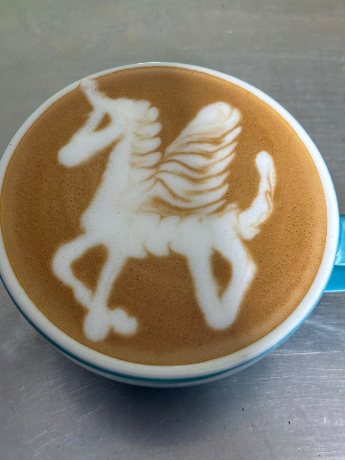Latte art training