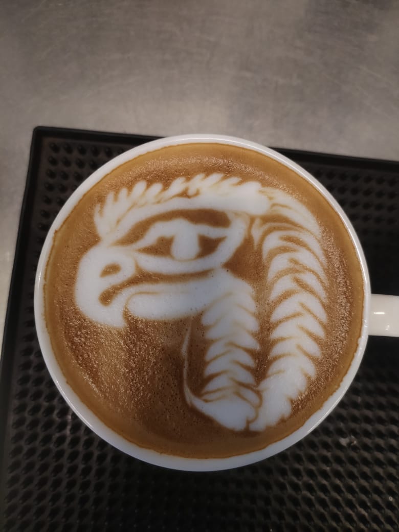 Latte art skills